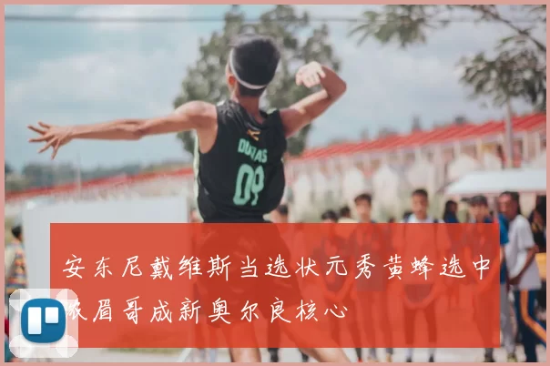 安东尼戴维斯当选状元秀黄蜂选中浓眉哥成新奥尔良核心